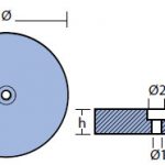 disc anode 100mm