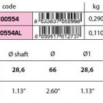 00554AL Collar shaft anode 1-1/8''