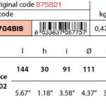 875821 Volvo collar anode