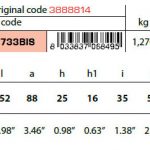 3888814 Volvo plate anode