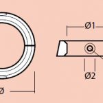 3888491 Volvo collar anode (2 pieces)