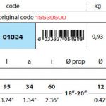 Gori propellor 95mm zinc anode