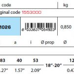 Gori propellor 83mm zinc anode