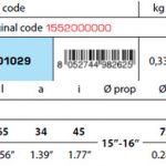 Gori propellor 65mm zinc anode