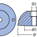 Jprop propellor 60mm zinc anode