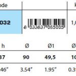 Jprop propellor 90mm zinc anode