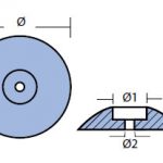 disc anode 110mm