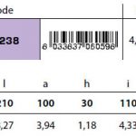 00238AL bolt on bar anode hull 1.80kg