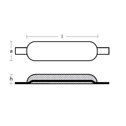 00306MG weld on bar anode (hull) 1.5kg