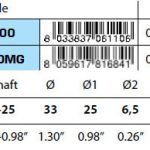 00400MG Conic prop anode 22-25mm