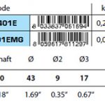 00401EMG Hexagonal prop anode 30mm