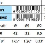 00401MG Conic prop anode 30mm