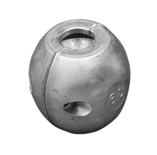 egg type shaft anode 50mm zinc