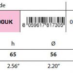 MGD  shaft anode 19mm Zinc