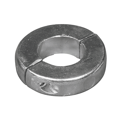 collar shaft anode 25mm zinc