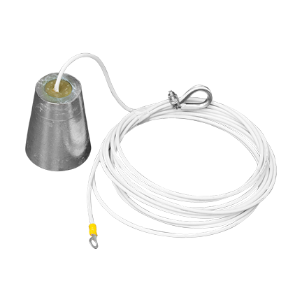 00632MG Hanging anode 6m wire 0.63kg