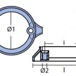 875821 Volvo collar anode