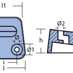 3854130 Volvo plate anode