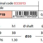 833913 Volvo prop nut anode
