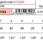 873395 Volvo plate anode