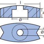 41100276 Volvo bow thruster anode