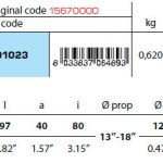 Gori propellor 97mm zinc anode