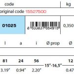 Gori propellor 81mm zinc anode