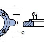 yanmar saildrive zinc anode   196420-02652