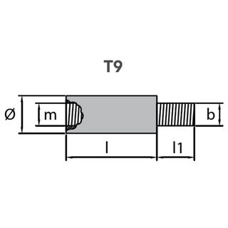 838929 Magnesium  Volvo Pencil anode
