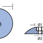 R3MG Disc (pair) rudder anode 92mm